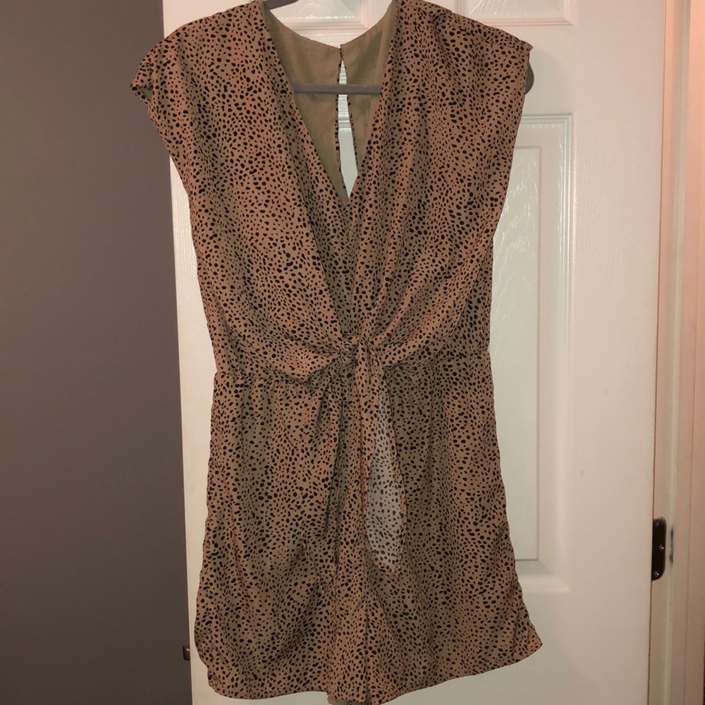 Leopard print romper!
